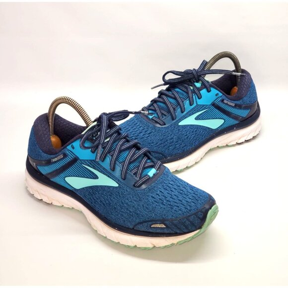 Brooks Women's Navy/Teal/Mint GTS 18 Running Shoe Size 9.5 1511 - Picture 3 of 12